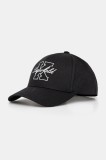 Karl Lagerfeld șapcă culoarea negru, cu imprimeu, 552123.805609