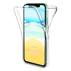 Husa 360 compatibila cu samsung galaxy a73 5g, full body, fata tpu si spate pc, htpmag, transparent 12.213