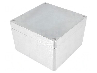 Carcasă Universală Aluminiu Natural 158x158x101mm foto
