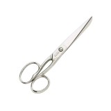 Foarfeca de croitorie/cusaturi de uz casnic si profesional din otel carbon fin placat cu nichel, manere egale, Premax, colectia Omnia, 20cm (8&quot;)