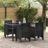 VidaXL Scaun pentru Grădină 4 pcs Antracit Dimensiune: 53 x 49 x 85 cm