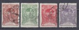 ROMANIA 1906 LP 57 TORCATOAREA EMISIUNE DE BINEFACERE SERIE STAMPILATA, Stampilat