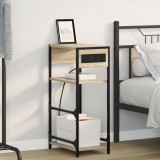 vidaXL Dulap de noapte Stejar sonoma 40 x 27 x 76 cm Lemn compozit