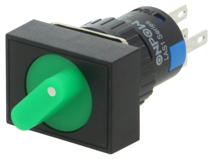 Comutator rotativ SPDT, iluminare LED