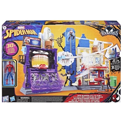 SET DE JOACA MARVEL SPIDER MAN VENOM VERSUS WEB CITY SLINGING foto