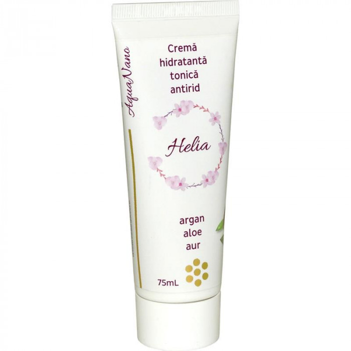 Crema Tonica cu Aur, Argint si Platina Coloidala Helia 75ml Aghoras