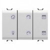 Panou cu simboluri 6 canale 3M Gewiss Chorus KNX alb GW10783A
