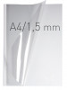 Coperti Plastic Pvc Cu Sina Metalica 1.5mm, Opus Easy Open - Transparent Cristal/alb