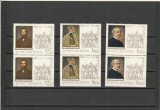 ROMANIA 1968 LP 679 - 120 DE ANI DE LA REVOLUTIA DIN 1848 PERECHE VERTICALA MNH