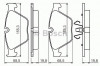 Set placute frana,frana disc BMW Seria 3 (E90) (2005 - 2011) BOSCH 0 986 494 354