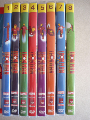 MARVEL - IRON MAN - 8 DVD-uri (colectie completa) - 2011 foto