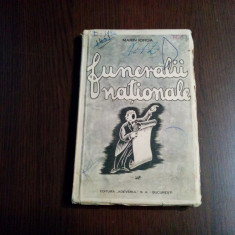 FUNERALII NATIONALE - Marin Iorda - Editura Adevarul, 1942, 233 p.
