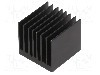 Radiator extrudat, aluminiu, 27mm x 27mm, negru, Advanced Thermal Solutions - ATS-54270W-C1-R0