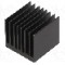 Radiator extrudat, aluminiu, 27mm x 27mm, negru, Advanced Thermal Solutions - ATS-54270W-C1-R0