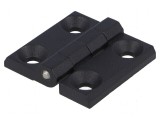 Balama Lăţ 40mm Aluminiu Zinc Negru H: 40mm