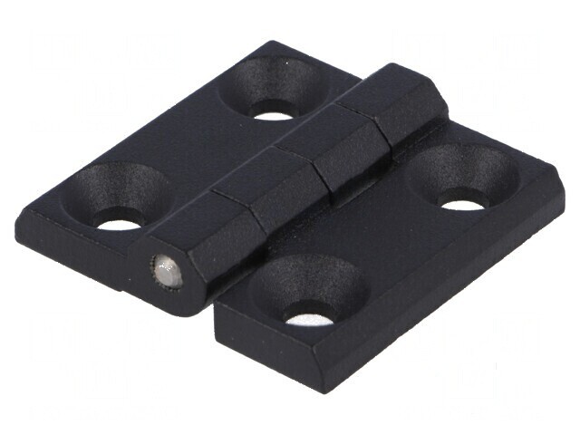 Balama Lăţ 40mm Aluminiu Zinc Negru H: 40mm