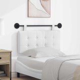 vidaXL Cap de pat suspendat Pe perete Alb 100 x 55 x 5 cm țesătură 42031874