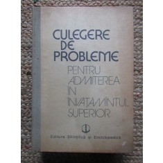 CULEGERE DE PROBLEME PENTRU ADMITEREA IN INVATAMANTUL SUPERIOR - Brinzanescu