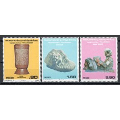 Mexic 1980 MNH - Monumente nationale prehispanice, nestampilat (b)