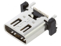 Soclu USB C pentru PCB SMT PIN 24 Verticale USB 3.1 5A