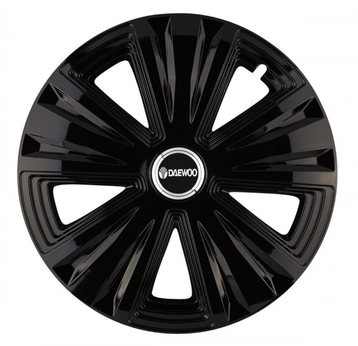 Set 4 capace roti pentru Daewoo, model Glory Black, R16