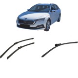 Cumpara ieftin Set 3 stergatoare SKODA OCTAVIA IV Combi (NX5, PV5) din 2019-2025, pentru parbriz si luneta fata si spate auto, Bosch Aerotwin-Aerotwin, din cauciuc s