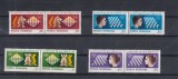 ROMANIA 1980 LP 1020 A 25-a EDITIE A OLIMPIADEI DE SAH MALTA PERECHE SERII MNH, Nestampilat