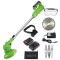Cositoare fara fir, AUGIENB, 18000 RPM, 12 V, 15cm, cu 2 baterii, Verde
