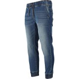 Pantalon Tip-blugi Elastic Cu Snur Si Mansete - S