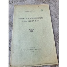 N. Georgescu-Tistu - Pubblicazioni Storiche Rumene dalla Guerra in poi