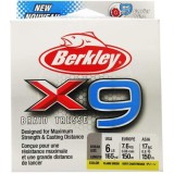 Fir Berkley X9 Fluro Galben 0.08mm / 7.6kg / 150m