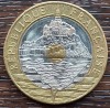 (S) MONEDA FRANTA - 20 FRANCS 1993, MONT ST. MICHEL, TRIMETALICA, Europa