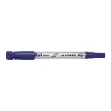 Marker permanent pentru CD DVD Pilot Twin negru si rosu 0.7mm albastru