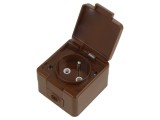 Conector alimentare AC 250V, 16A, 2P+PE, IP44 - Abex