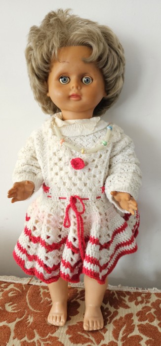 PAPUSA ANII 80 , INALTIME 50 CM .