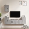 VidaXL Set dulapuri TV, 5 piese, gri sonoma, lemn prelucrat 3188572