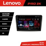 Navigatie Skoda Superb 2 Lenovo Kit-SUPERB2 8 core QLED 2K 8+256 360 Android Waze USB Navigatie Internet Youtube Radio CarStore Technology