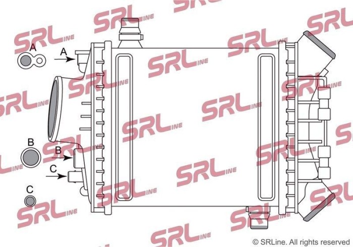 Intercooler Mercedes Clasa C Clasa CLS E Cabrio Clasa E E Coupe Clasa E Gl/Gls Glc M/Gle Clasa S Sl Slk/Slc; motor 3.0 V6 T brazat, 2760900214