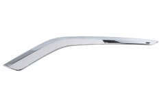 Ornament grila bara fata Peugeot 208, 2015-12.2019, Stanga, crom