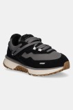 UGG sneakers din piele intoarsă RetroFi Low barbati, culoarea negru, 1167070-BLK