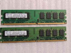 Memorie RAM Samsung 2GB DDR2 800MHz M378T5663QZ3-CF7 - poze reale foto