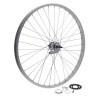 Roata spate simpla 26&quot;, frana in butuc, culoare argintie Cod:AWR2612