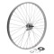 Roata spate simpla 26&quot;, frana in butuc, culoare argintie Cod:AWR2612