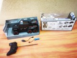 Masinuta Off Road SUV de politie cu telecomanda acumulator lumina si pulverizare NOS