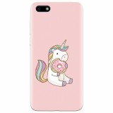 Husa silicon pentru Huawei Y5 Prime 2018, Unicorn Donuts