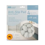 Cumpara ieftin Set 4 stickere antiderapante baie &ndash; model piatra naturala &ndash; &Oslash; 19 cm &ndash; gri Best CarHome