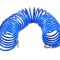 Furtun pneumatic spiralat + cuplare rapida PU 8x12mm 15m, GEKO G01161