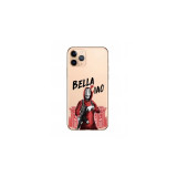 Cumpara ieftin Husa de protectie din silicon, model Bella Ciao, iPhone 11 Pro, Gonga&reg; Multicolor