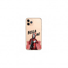 Husa de protectie din silicon, model Bella Ciao, iPhone 11 Pro, Gonga&reg; Multicolor