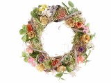 Cumpara ieftin Coronita Flori artificiale lemn 31 cm